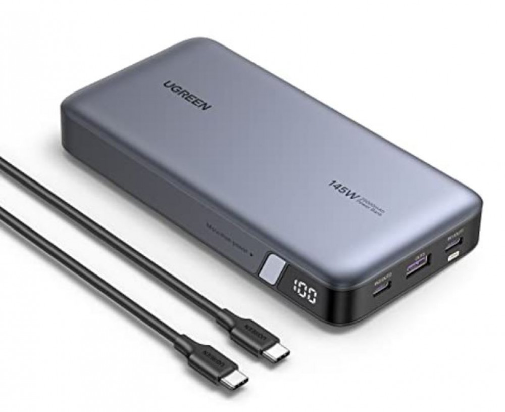 يوجرين شاحن مكتبي 4 منافذ PD وبمنفذين USB بتقنية GaN وبقوة 200 واط