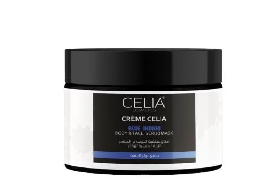 سيليا قناع سنفرة للوجه والجسم بالنيلة المغربية الزرقاء من سيليا - 500مل