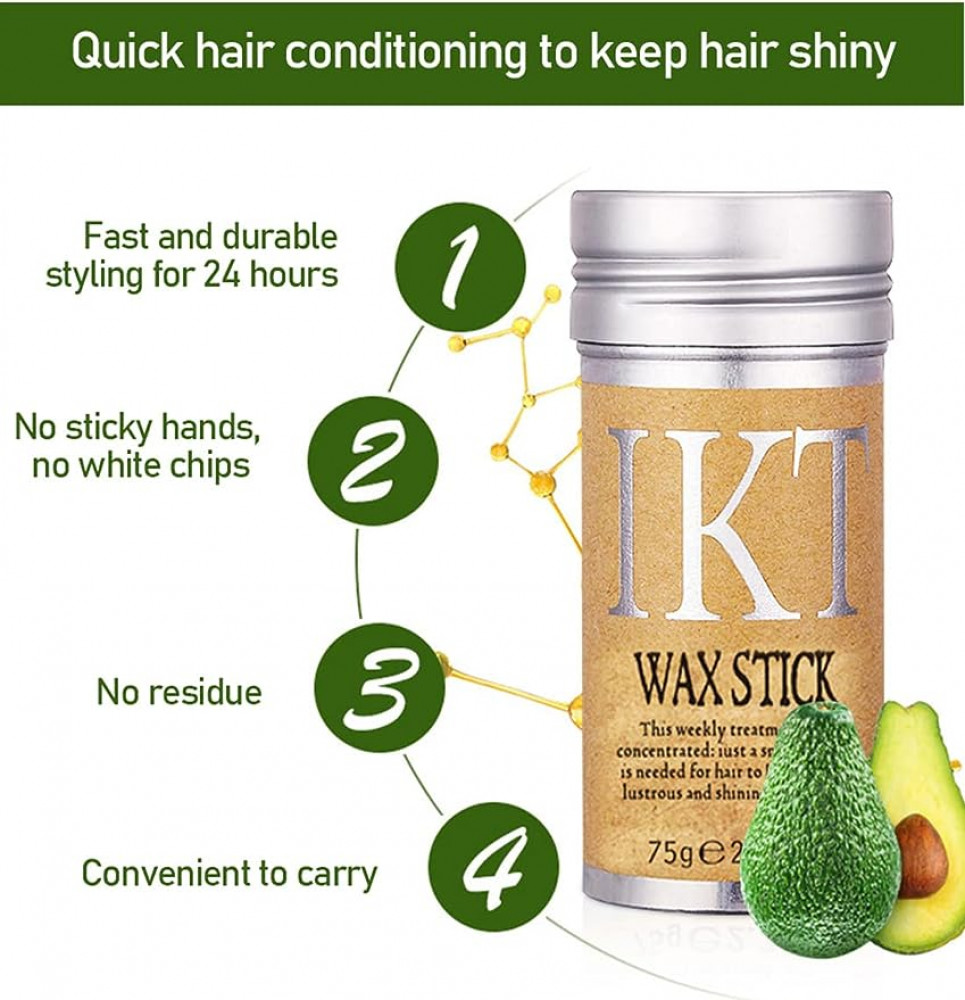 ستيك شمع للشعر بثبات قوي ولمسة غير لامعة 75 جم ×3