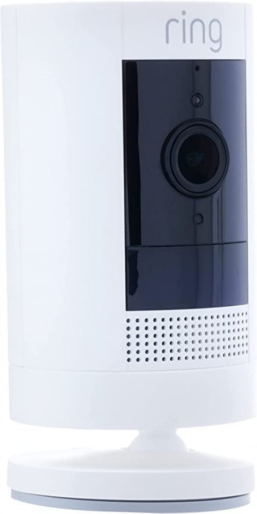 كاميرا مراقبة ستيك اب بلج ان سهلة التركيب ومزودة خاصية المحادثة باتجاهين لتسجيل الفيديو بدقة HD مناسب للاستعمال في داخل او خارج المنزل من رينغ