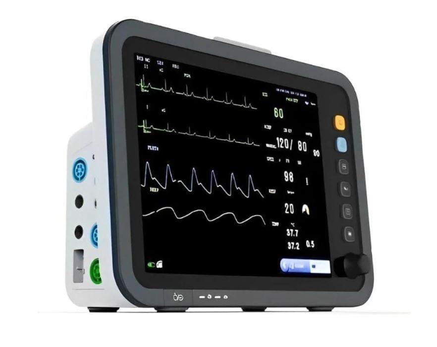 جهاز مراقبة المريض يونكر YK-8000C مع استاند أصلي مناسب للمستشفيات والمستوصفات