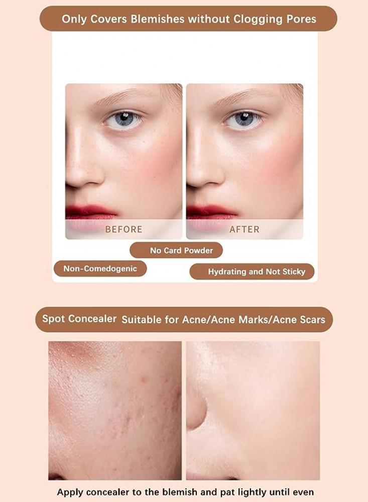 قلم كونسيلر طبيعي مقاوم للماء من SHE LOVES لتغطية 0.6 جم