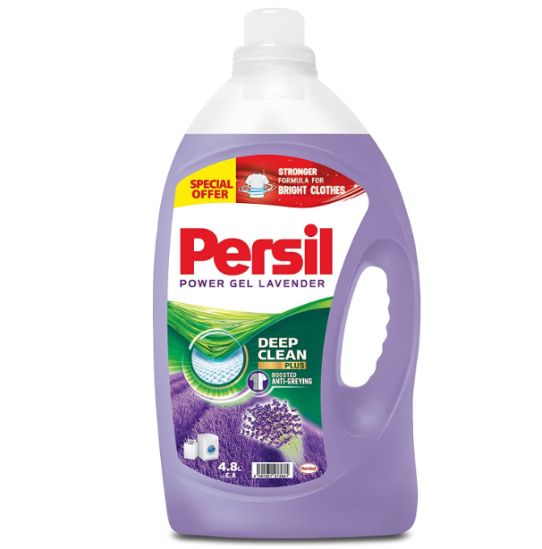 منظف غسيل جل من Persil برائحة اللافندر بقوام منخفض الرغوة 48 لتر