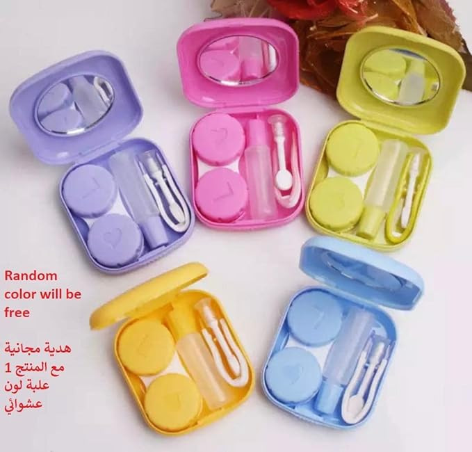 عدسات لاصقة ملونة ماجيستر (زمرد) قطر 14 مم محتوى ماء 40% مع حافظة