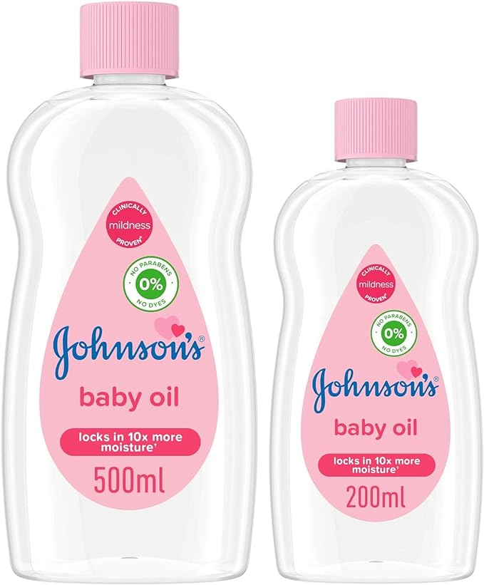 زيت للأطفال من Johnsons Baby مرطب وحماية للبشرة الحساسة 500 مل200 مل