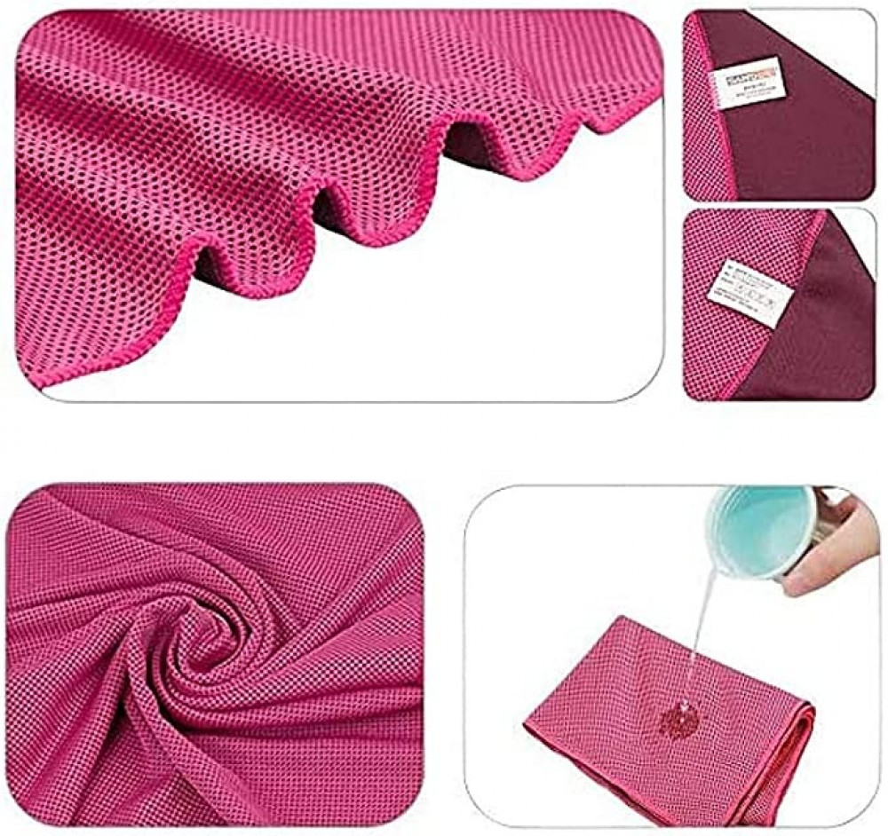 منشفة تبريد مايكروفايبر رياضية قابلة لإعادة الاستخدام 35×12 إنش