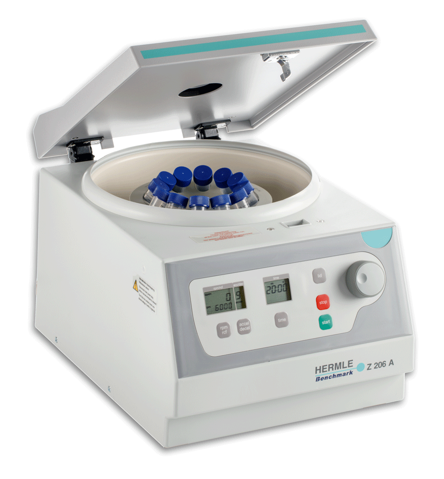 جهاز طرد مركزي مدمج Hermle Z 206 A Compact تصميم مدمج تشغيل مستقر