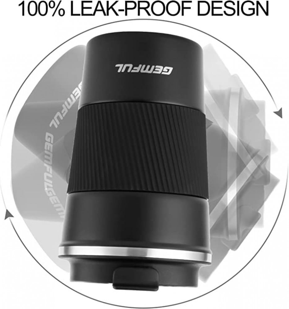 كوب سفر كوب ماء وقهوة رائع لمشروبات الثلج والمشروبات الساخنة من جيمفول اللون الأزرق