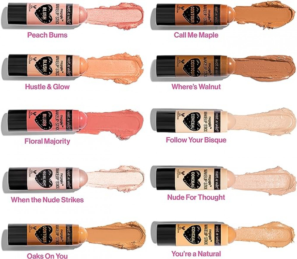 عصا مكياج من Wet n Wild ميغاجلو للتحديد والتوهج 11 أونصة 31 جم