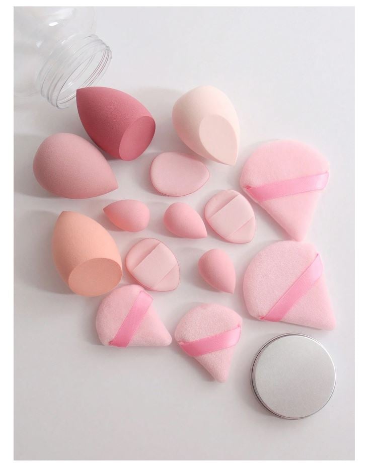 اسفنجة مكياج مجموعة من بيوتي بلندر Beauty Blender متعدد الأشكال 14 قطعة