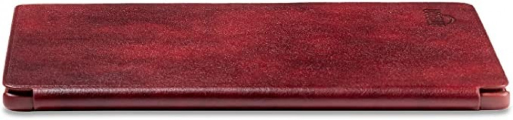 غطاء من الجلد لجهاز Kindle Oasis، بلون خمري