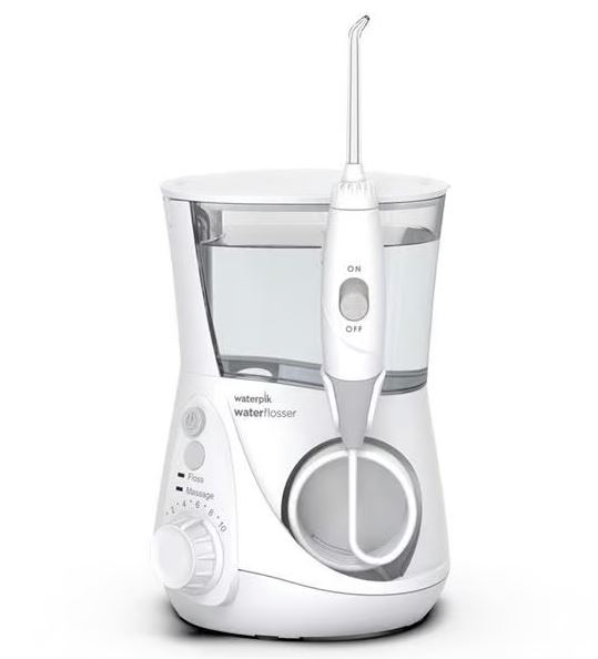 جهاز خيط الأسنان المائي من Waterpik لتنظيف عميق 650 ملجهاز خيط الأسنان المائي من Waterpik لتنظيف عميق 650 مل
