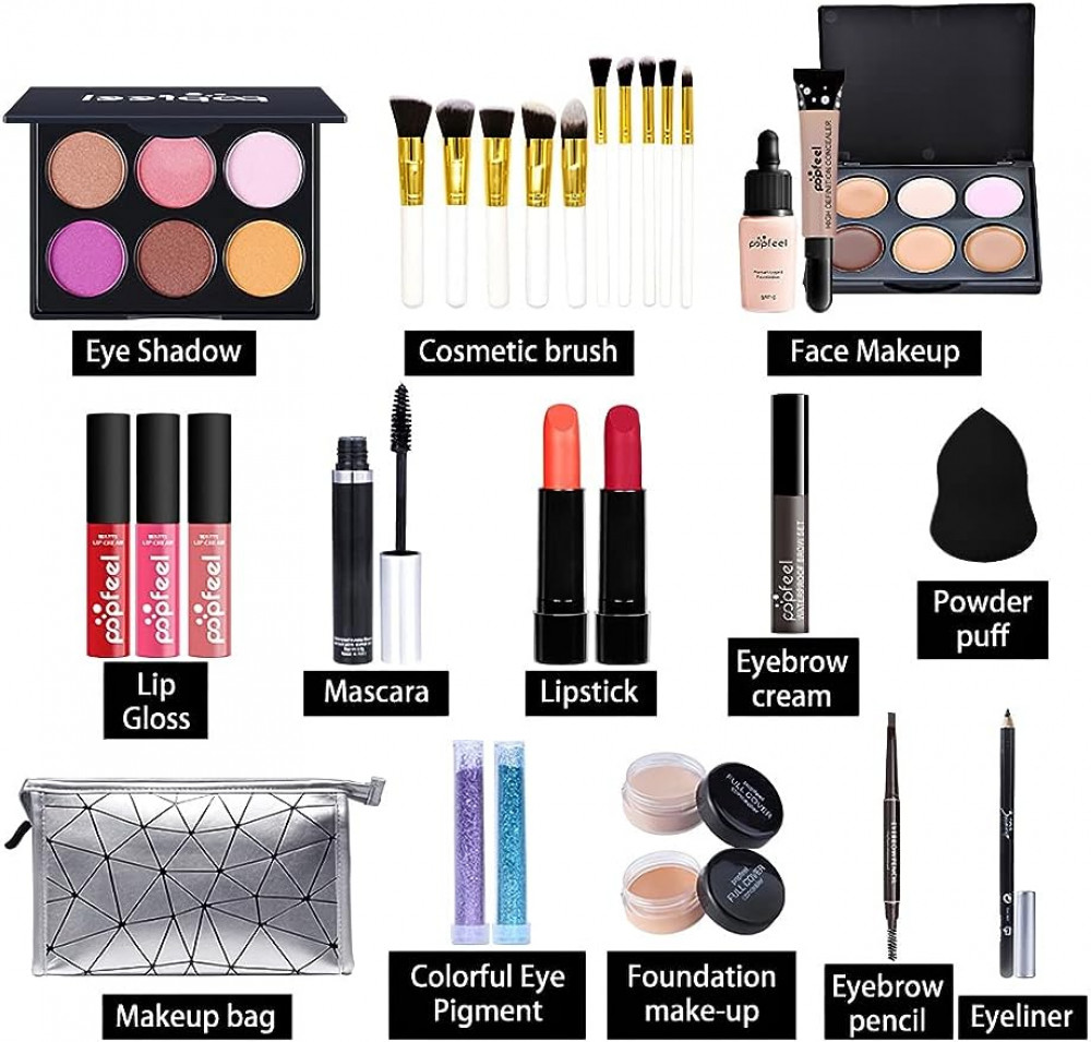 مجموعة مكياج متكاملة من اي اند وين 29 قطعة 2313565 سم