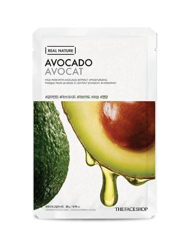 قناع وجه ورقي من The Face Shop مرطب بزبدة الشيا 107 مل