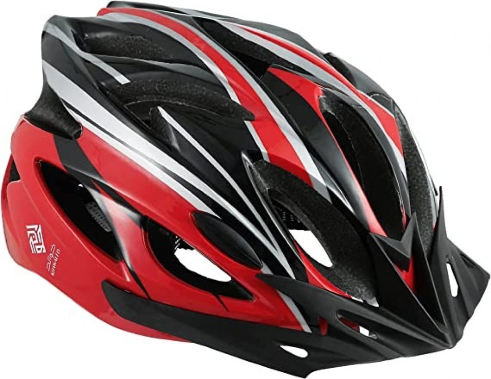 خوذة دراجة جبلية خفيفة بتهوية 18 فتحة متكاملة مع قناع للبالغين