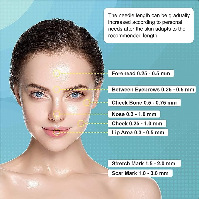 قلم ديرما ستامب من DRS Dermastamp System بإبر قابلة للتعديل 1 قطعة