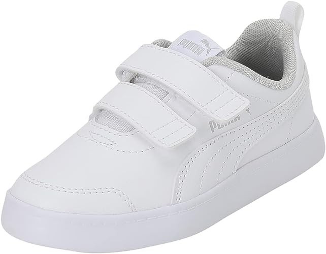 بوما حذاء رياضي للاطفال من الجنسين في 2 في بي اس من كورت فليكس  White (Puma White-Gray Violet 04) مقاس 34