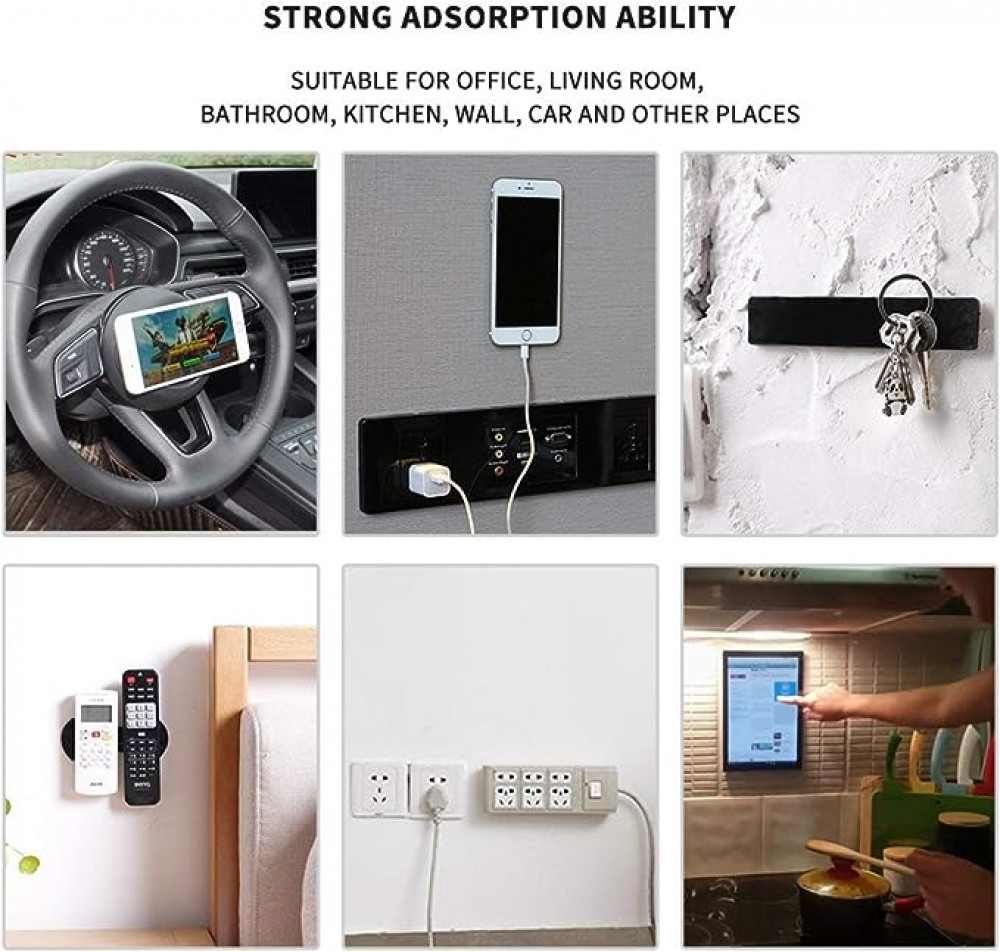 وسائد جل لاصقة متعددة الوظائف مضادة للانزلاق لحمل الجوالات من فلوريش لاما تستخدم في السيارة والمكتب والمنزل - 5 قطع