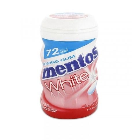 علك خالٍ من السكر من Mentos (منتوس) بنكهة النعناع 72 حبة