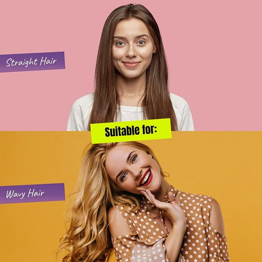 تانجل اينجل فرشاة شعر 2.0 لفك تشابك الشعر، ابيض لامع/زهري