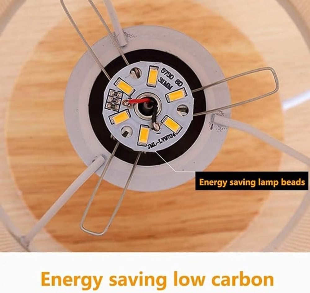 نيكومي مصباح طاولة بجانب السرير، كيبل USB مفتاح مصابيح LED لغرف النوم، مصباح مكتب للمكتب، قاعدة دائرية من الخشب الصلب بسيط مع غطاء قماشي لغرفة المعيشة وغرفة الاطفال والمكتب