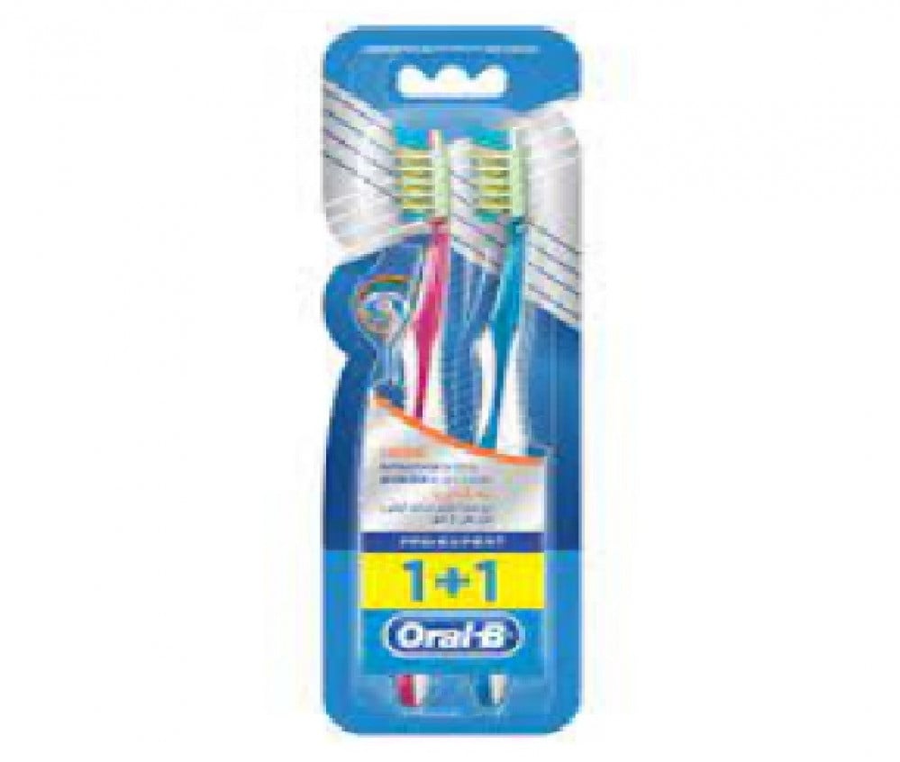 طقم فرش أسنان من Oral‑B لتنظيف يومي فعال 3 قطع