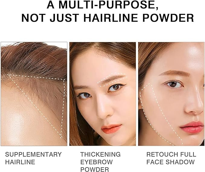 بودرة تظليل الشعر من دي ام جي مضادة للتلطخ 48 ساعة عبوة واحدة