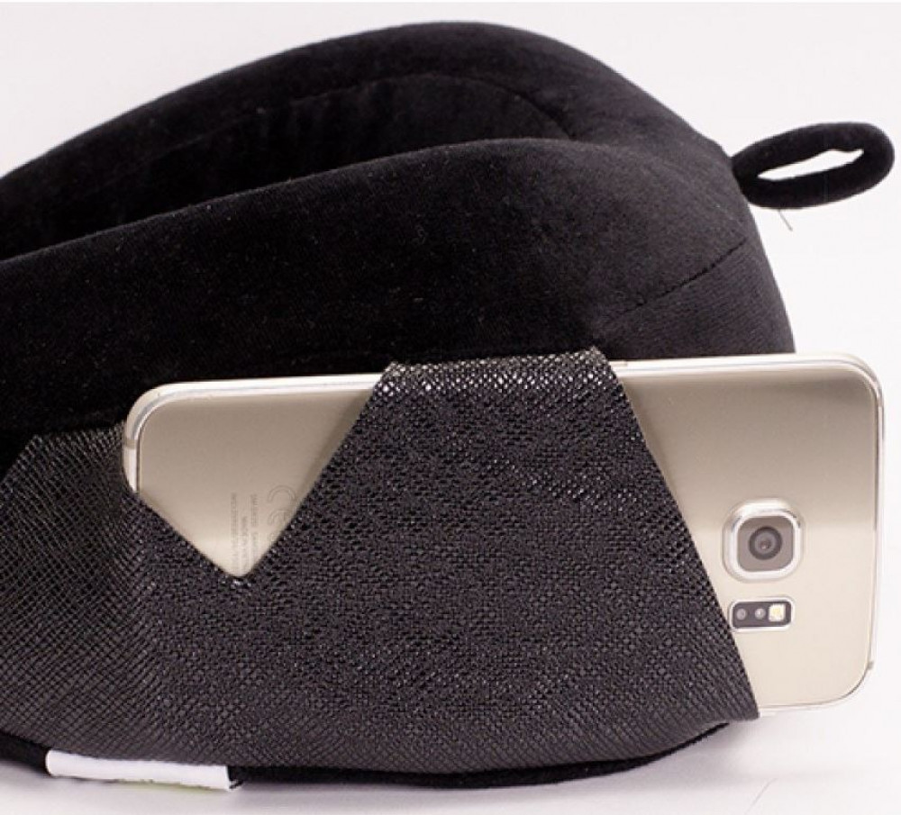 مخدة دعم الرقبة سباكير قابلة للطي بجيب مريحة ومهواة لتخفيف ألم الرقبة