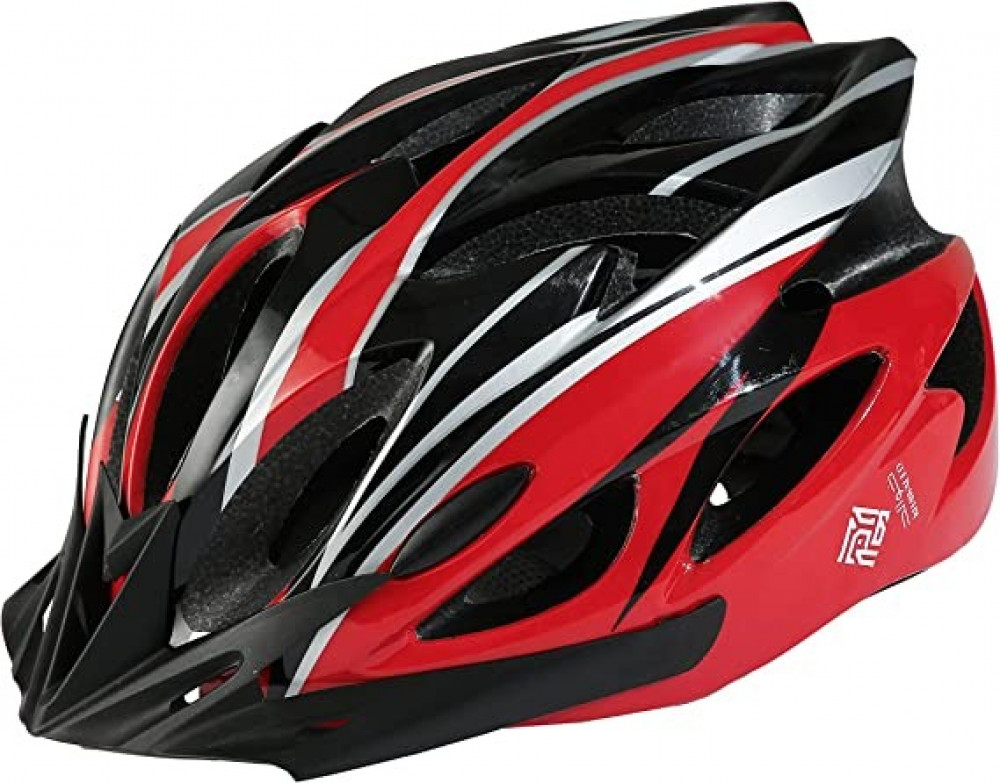 خوذة دراجة جبلية خفيفة بتهوية 18 فتحة متكاملة مع قناع للبالغين