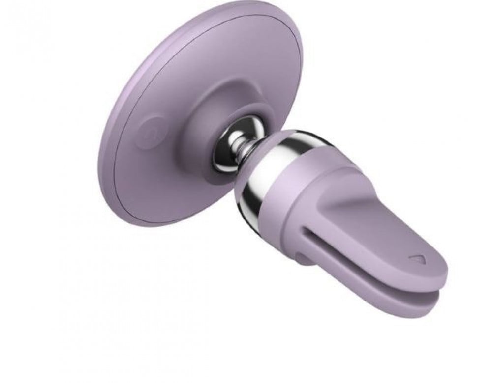 بيسوس -حامل مغناطيسي للسيارة للهاتف الذكي على شبكة التهوية بنفسجي (SUCC000105)