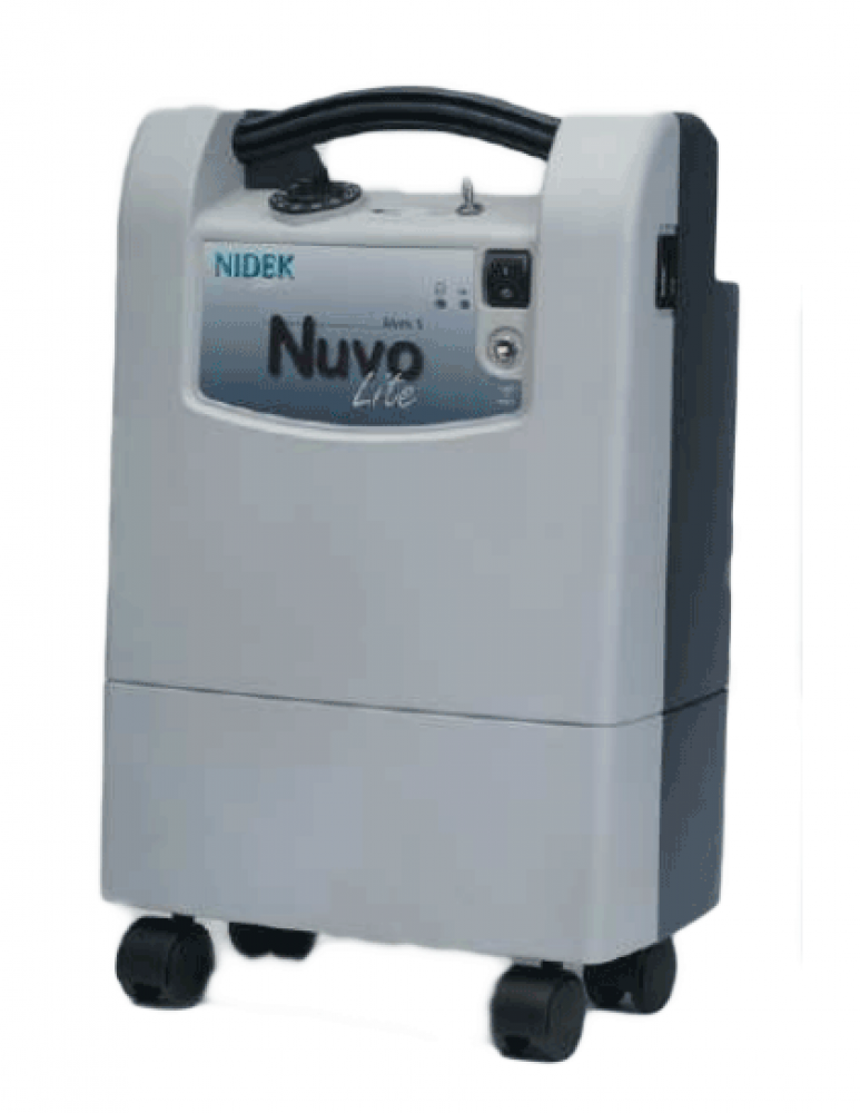 جهاز مكثف أكسجين Nidek Nuvo Lite هادئ وكفء للمستشفيات والعيادات