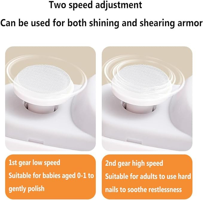 قصافة أظافر كهربائية جنيريك بشفرات تنجستن وصندوق جمع الغبار لجميع الأعمار