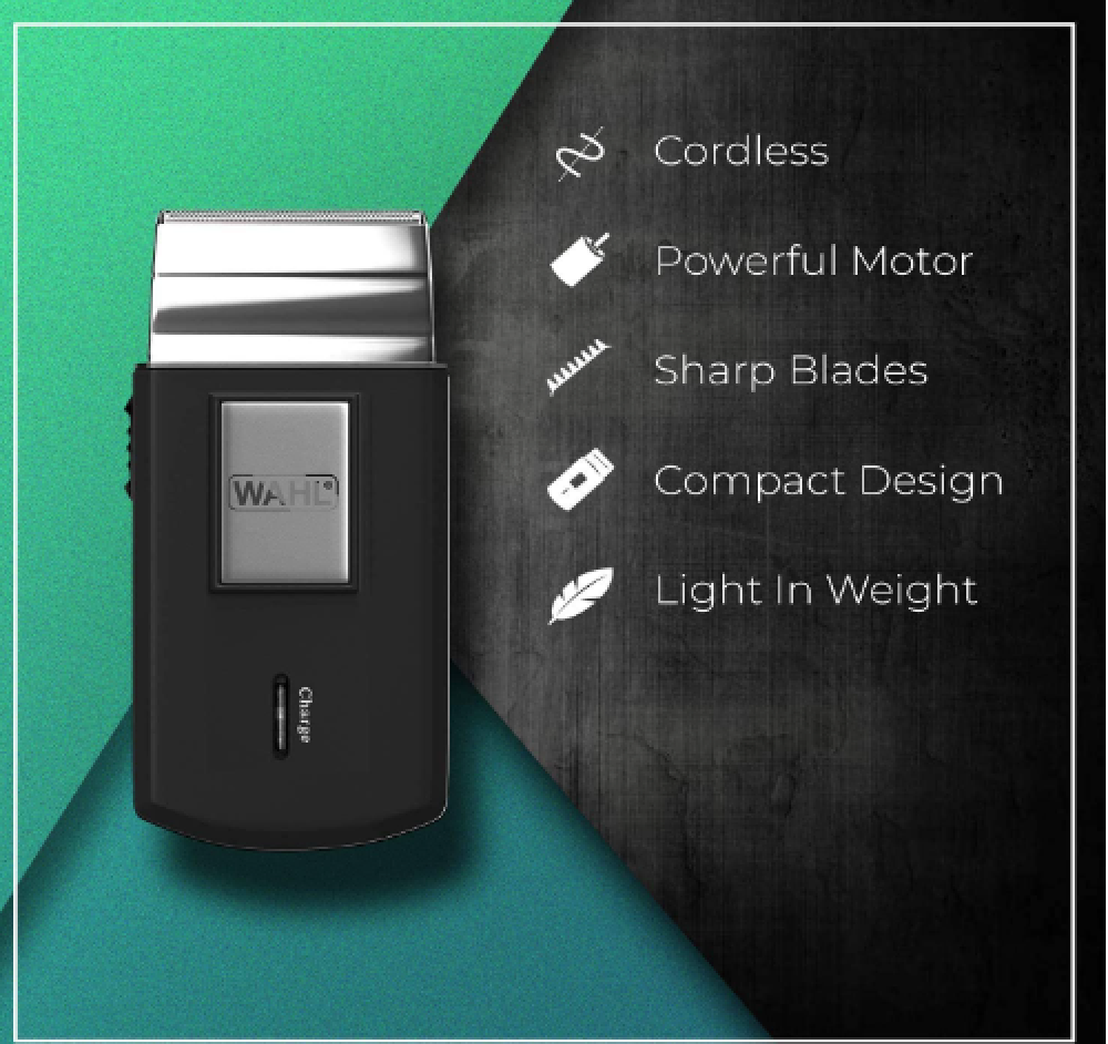 ماكينة حلاقة متنقلة من Wahl لاسلكية قابلة للشحن موديل 3615-1027