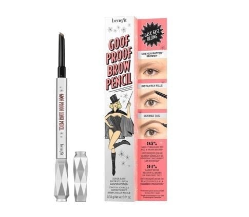 قلم حواجب مشطوف من benefit لون بني قطعة واحدة احترافي