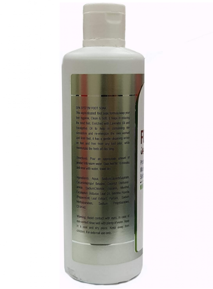 محلول نقع القدم من Spa System بخلاصة الخزامى 500 مل