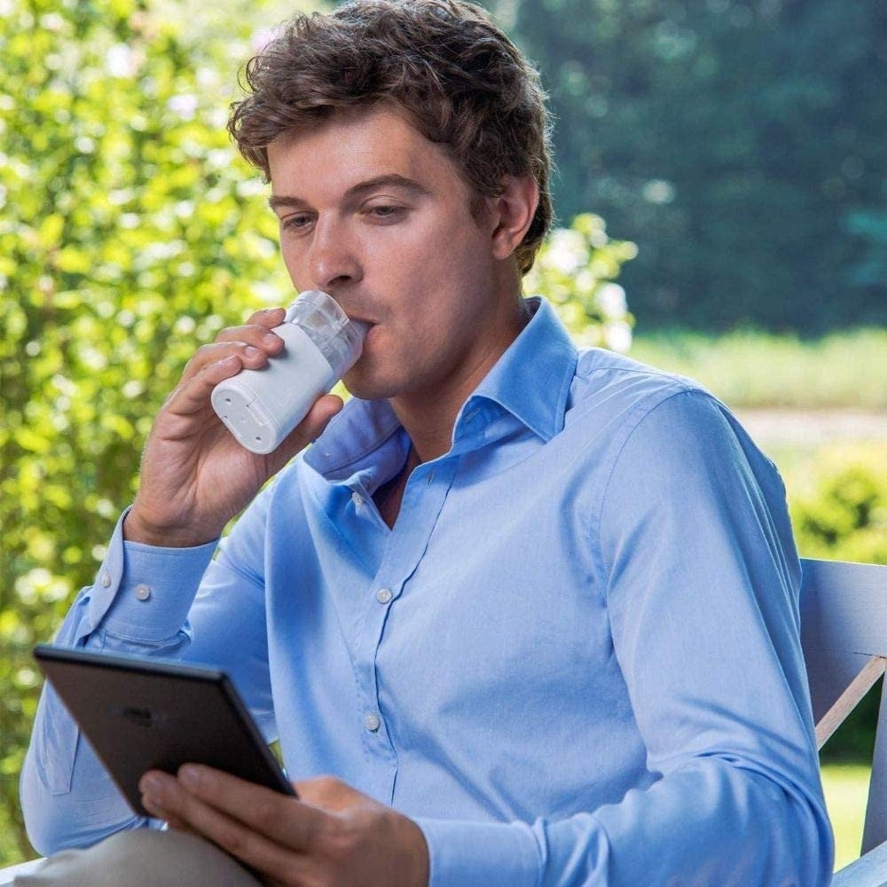 كرتون 10 جهاز استنشاق بخاخ اومرون MicroAIR U100 محمول شبكي صامت