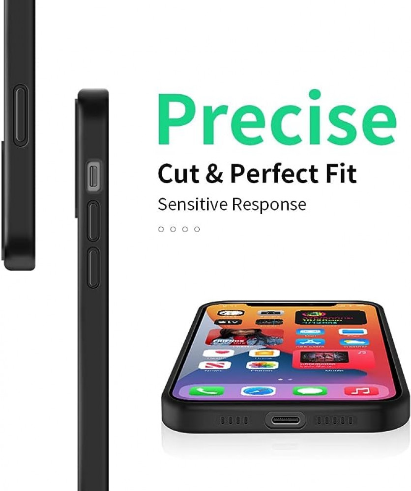 حافظة حماية لهاتف آيفون 12 برو ماكس ايفون 12 برو ماكس، جل سيليكون فائق النحافة، للهيكل بالكامل مضادة للخدش وبتصميم رفيع، اساسية مضادة للصدمات لهاتف ابل ايفون 12 برو ماكس 67 (اسود)