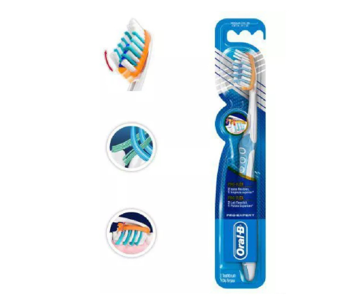 فرشاة أسنان من Oral-B برو-إكسبرت للثة الحساسة بشعيرات ناعمة - قطعة
