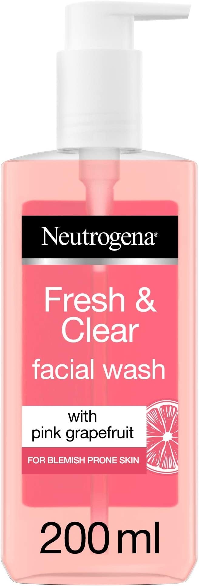 غسول وجه من Neutrogena مرطب ومنقي بتركيبة الجريب فروت 200 مل