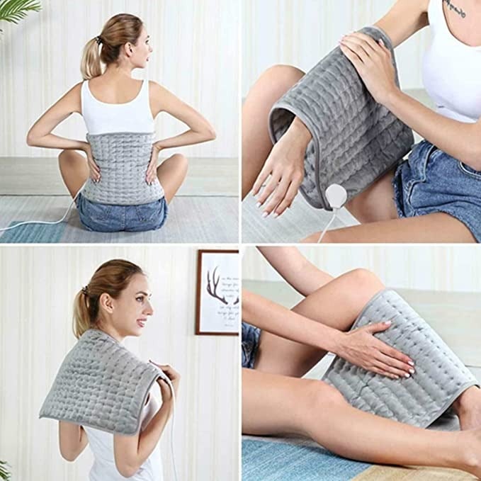 وسادة حرارية كهربائية سريعة التسخين 9 إعدادات قابلة للغسل لتخفيف آلام الظهر
