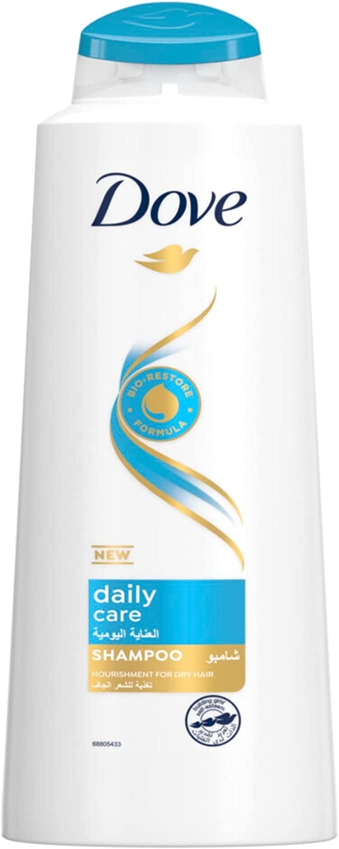 شامبو عناية يومية 2 في 1 من Dove دوف مرطب ومغذي 600 مل