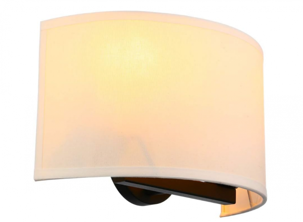 مصباح حائط ليلي مخفي للاستخدام الداخلي بجانب السرير بمصباحين، مصباح صناعي عتيق مع غطاء قماشي نصف دائري للقراءة وغرفة النوم وغرفة المعيشة وغرفة الطعام والفندق (ابيض)