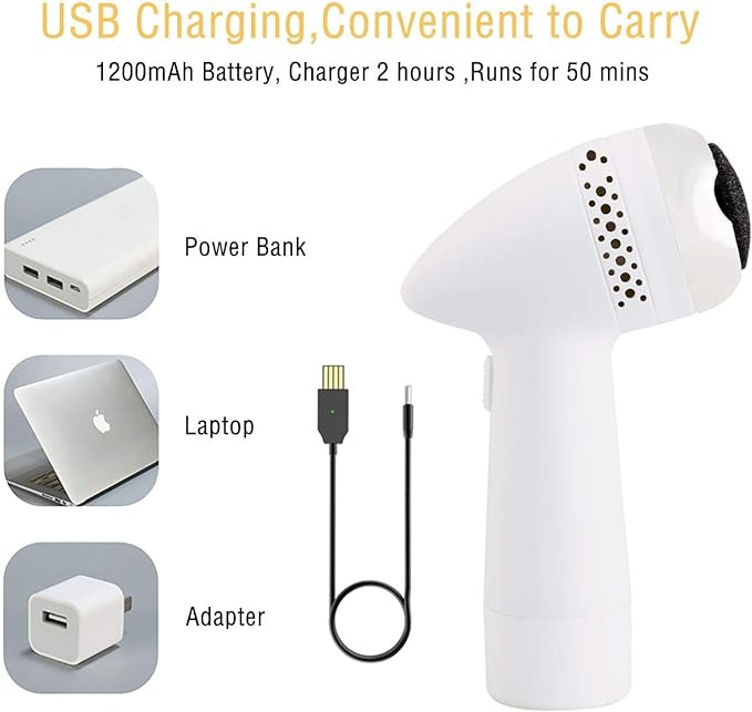 مزيل مسامير القدم الكهربائي قابلة لإعادة الشحن 4 بكرات