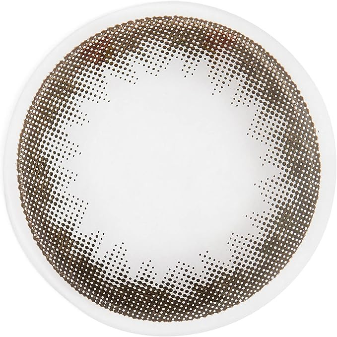 عدسات لاصقة يومية من Leila بلون براون بحماية UV 10 قطع