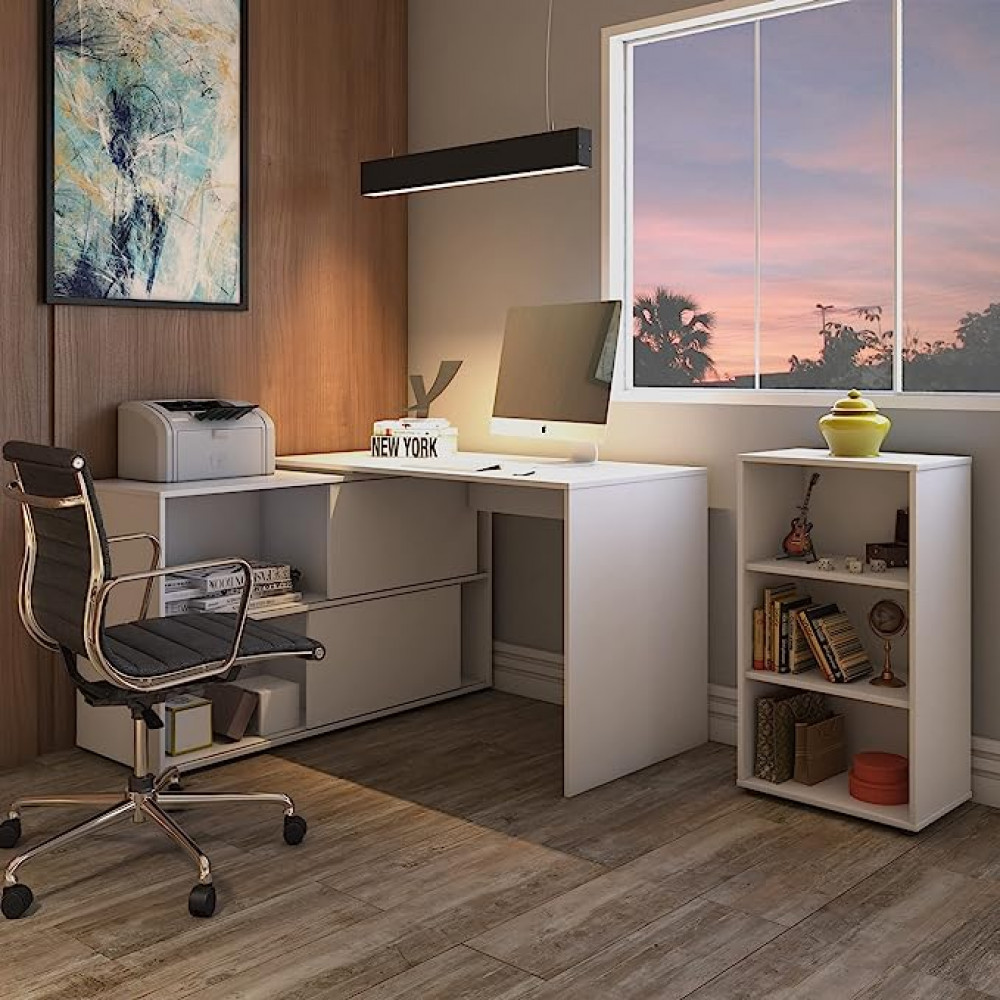 خزانة للكتب 450X812 من ارتاني كلين، باللون الابيض - ارتفاع 81,2 سم × عرض 45 سم × عمق 30 سم