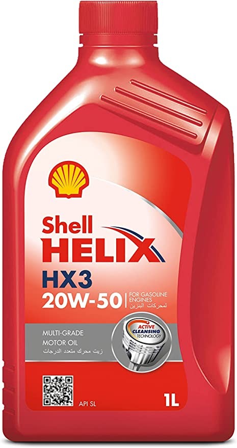 زيت محرك من شل Shell هيليكس HX3 لزوجة 20W50 1 لتر12