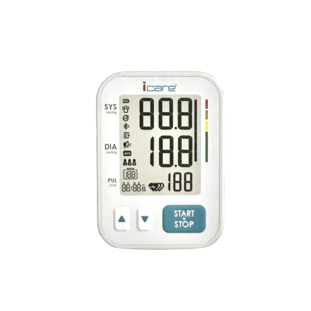 جهاز قياس ضغط الدم iCare بشاشة كبيرة ودقة عالية وذاكرة 199