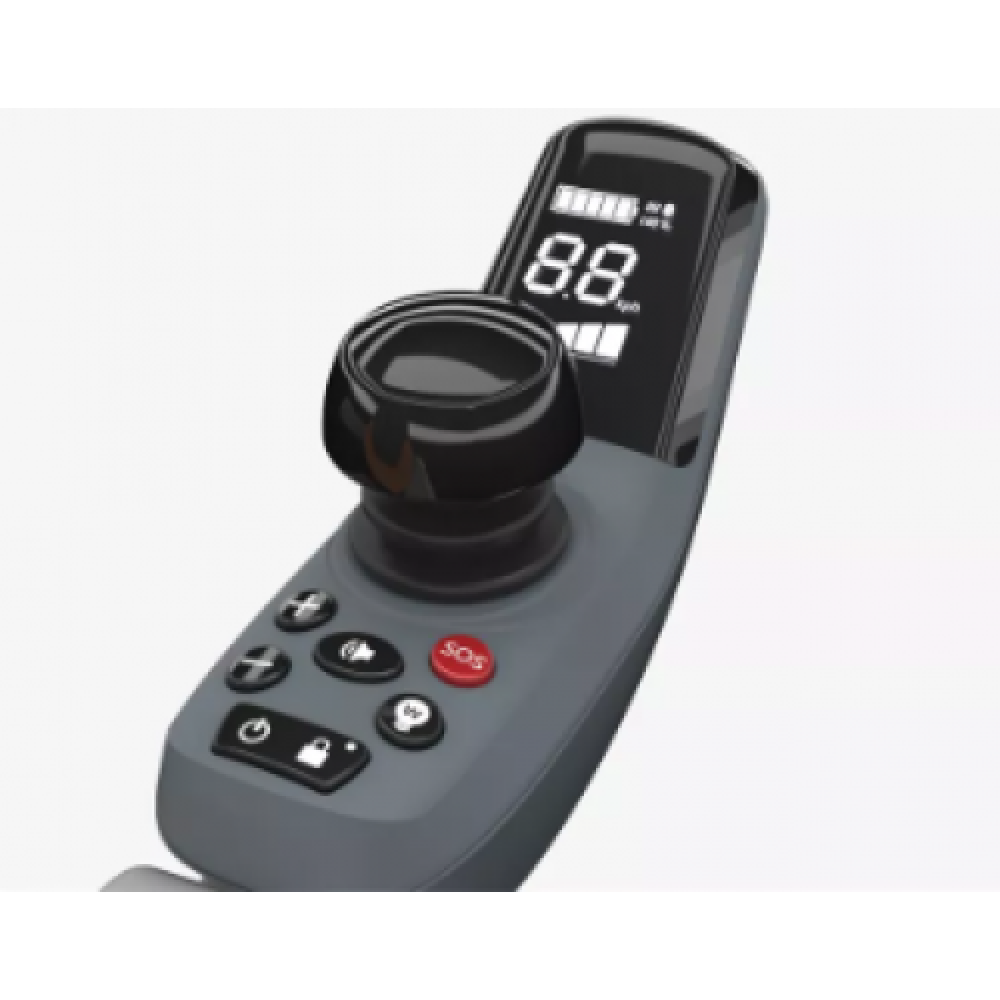 كرسي متحرك كهربائي HS 180 قابل للطي بعجلات متعددة الاتجاهات