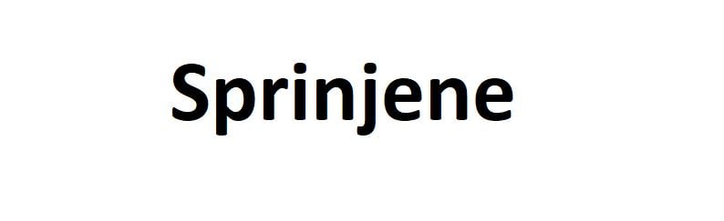 Sprinjene