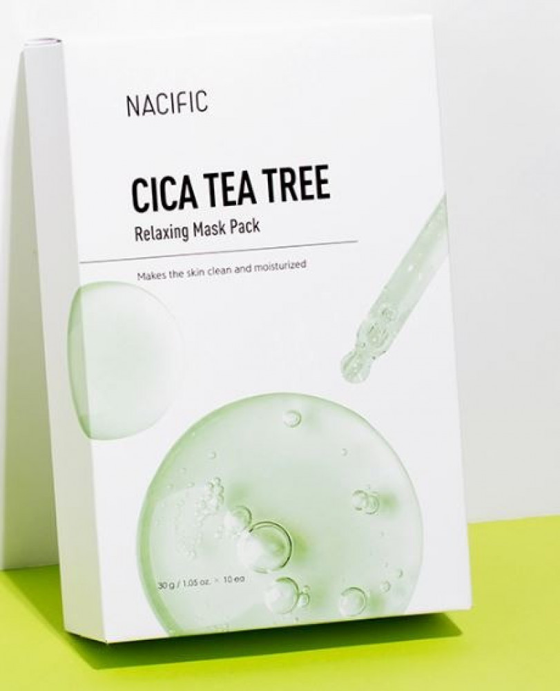 قناع ورقي للوجه من Nacific (ناسيفيك) لتفتيح وإزالة الجلد الميت - 10 أقنعة
